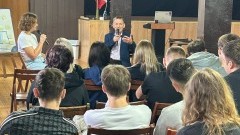 „Atomowa Reakcja” w Sztumie. Uczniowie rozmawiali o samorządzie i przyszłości energetyki