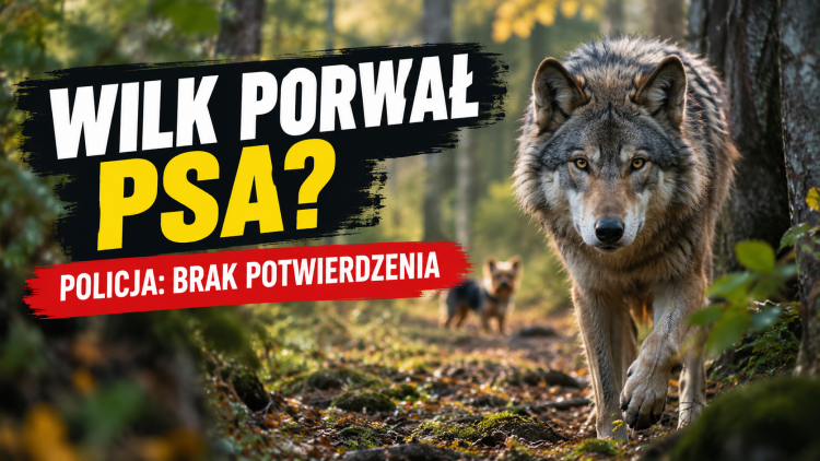 Pies miał zostać porwany przez wilka w Krynicy Morskiej. Policja: nie…