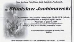 Zmarł Stanisław Jachimowski. Żył 80 lat.