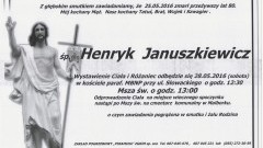 Zmarł Henryk Januszkiewicz. Żył 80 lat.