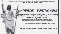 Zmarł Andrzej Bortnowski. Żył 64 lata.