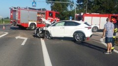 Elbląg: Uderzyła leksusem w koparkę. Utrudnienia w ruchu na „siódemce” - 22.06.2016