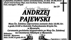 Zmarł Andrzej Pajewski. Żył 59 lat