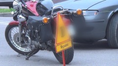 Malbork: Wypadek na ul. Mickiewicza, samochód potrącił motocyklistę - 22.08.2016