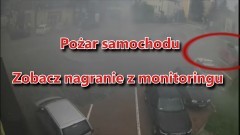 Pożar auta przy ul. Kopernika. Zobacz akcję gaśniczą płonącego BMW!&#8230;