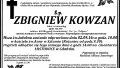 Zmarł Zbigniew Kowzan. Żył 88 lat.