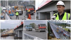 Pierwsze ciężarówki przejechały nowym mostem w Malborku. Zobacz jak wyglądały próby obciążeniowe - 20.09.2016