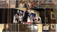Julian Tuwim "Abecadło" w wykonaniu dorosłych. Dzień Edukacji Narodowej 2016, czyli Dzień Nauczyciela  w Liceum Ogólnokształcącym nr 1 w Malborku - 13.10.2016