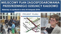 Konsultacje społeczne w sprawie planu zagospodarowania przestrzennego Kałdowa – 04.11.2016