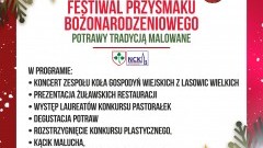 Zapraszamy na Festiwal Przysmaku Bożonarodzeniowego w Nowym Stawie -15.12.2016