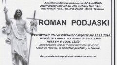 Zmarł Roman Podjaski. Żył 56 lat.