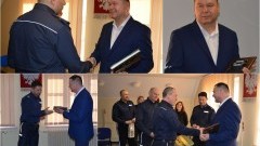 Nowy Dwór Gd. Podinsp. Krzysztof Kiwak po 35 latach przeszedł na emeryturę&#8230;