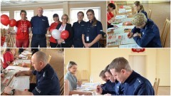 Wspólna akcja FUNDACJI DKMS i malborskiej policji.- 09.02.2017