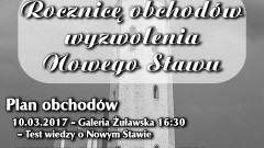 Zapraszamy na rocznicę obchodów wyzwolenia Nowego Stawu - 10-12.03.2017