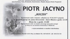 Zmarł Piotr Jacyno "Boczek". Żył 31 lat.
