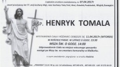 Zmarł Henryk Tomala. Żył 77 lat.