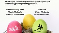 Życzenia Wielkanocne dla mieszkańców od Burmistrza Miasta i Przewodniczącego&#8230;