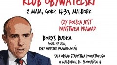 Malbork. Zapraszamy na spotkanie z posłem Borysem Budką - 02.05.2017