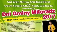 Zapraszamy na Dni Gminy Miłoradz 2017 - 27-28.05.2017