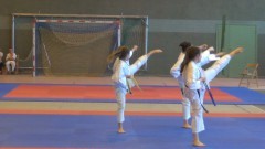 Pokaz umiejętności młodych wojowników. IX Otwarte Mistrzostwa Kyokushin&#8230;