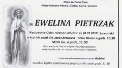 Zmarła Ewelina Pietrzak. Żyła 56 lat