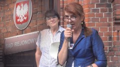 "Ta manifestacja jest moim krzykiem rozpaczy". Mieszkanka Malborka apelowała o sprawiedliwość przed sądem.– 17.08.2017