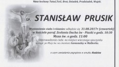 Zmarł Stanisław Prusik. Żył 88 lat.