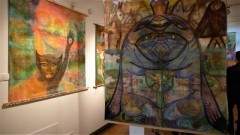 Malbork : "Niech żyje bal" - wystawa tkanin Lidii Markowskiej-Kitta w Galerii Nova - 30.08.2017