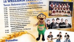 Zapraszamy na Dożynki 2017. Gminne Święto Plonów w Miłoradzu - 16.09.2017
