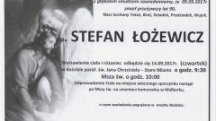 Zmarł Stefan Łożewicz. Żył 90 lat.