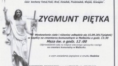 Zmarł Zygmunt Piętka. Żył 79 lat