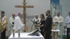 Poświęcenie kaplicy szkolnej w Zespole Szkół Katolickich w Malborku. Zobacz pełne nagranie wideo – 12.10.2017
