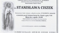 Zmarła Stanisława Ciszek. Żyła 85 lat.