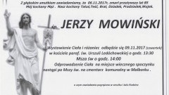 Zmarł Jerzy Mowiński. Żył 85 lat