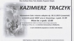 Zmarł Kazimierz Traczyk. Żył 69 lat.