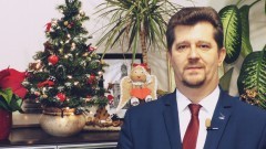 Marek Charzewski, Burmistrza Miasta Malborka składa życzenia świąteczno - noworoczne - 22.12.2017