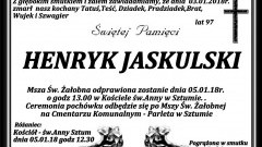 Zmarł Henryk Jaskulski. Żył 97 lat.