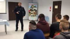 Promocja zawodu policjanta wśród malborskiej młodzieży - 19.02.2018