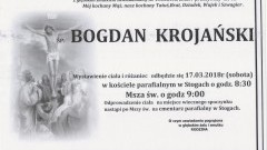 Bogdan Krojański. Żył 61 lat