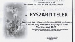 Zmarł Ryszard Teler. Żył 62 lata.