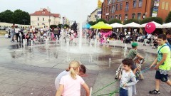„Rodzinna sobota w centrum miasta”. Gry i zabawy dla najmłodszych. Dni Malborka 2018 - dzień drugi