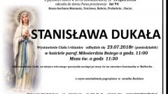 Zmarła Stanisława Dukała. Żyła 94 lata.