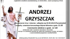 Zmarł Andrzej Grzyszczak. Żył 78 lat. 