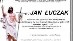 Zmarł Jan Łuczak. Żył 86 lat