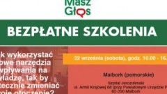 Akcja Masz Głos: Bezpłatne szkolenia w Malborku. 