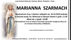 Zmarła Marianna Szarmach. Żyła 87 lat.