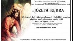 Zmarła Józefa Kędra. Żyła 83 lata.