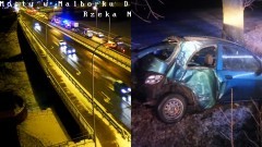 „Czarny weekend” na drogach powiatu malborskiego – zobaczcie nagrania i zdjęcia. Policja apeluje o ostrożność. 