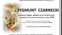 Zmarł Zygmunt Czarnecki. Żył 72 lata.