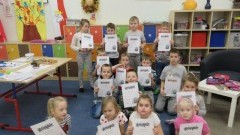 Kreatywna lekcja języka polskiego w Szkole Podstawowej nr 5 w Malborku.